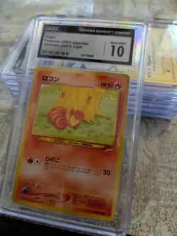 CGC 10 GEM MINT Pokemon Vulpix Neo 4 Japanese 037 Darkness and to Light - Image 1