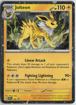 Jolteon - (Cosmos Holo) Rare Holo SV: Scarlet & Violet Promo Cards 169 NM - Image 1