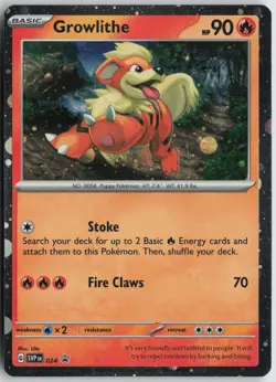 Growlithe Promo Holofoil SV: Scarlet & Violet Promo Cards 024 NM - Image 1