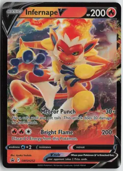 Infernape V Promo Holofoil SWSH: Sword & Shield Promo Cards SWSH252 NM - Image 1