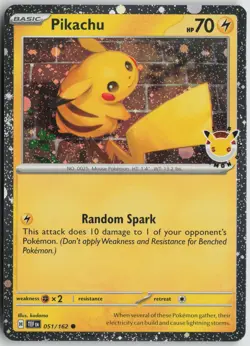 Pikachu - (Cosmos Holo) Promo Holofoil Miscellaneous Cards & Products 051/162 NM - Image 1