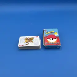 1999 POKEMON MINI PLAYING CARDS almost Full Deck Blue/Red RARE 52cards With Box - Image 4