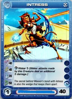 Chaotic TCG Card Intress DOP 1st Edition Super Rare Creature Lightly Played - Image 1