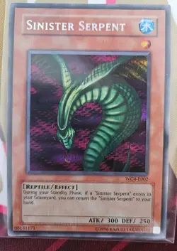 Sinister Serpent WC4-E002 YuGiOh Card - LP - Image 1