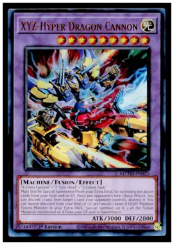 Maze of the Master XYZ-Hyper Dragon Cannon Card Ultra Rare #MZTM-EN021 - Image 1