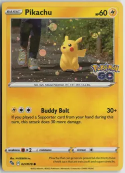 Pikachu - (Cosmos Holo) Promo Holo Miscellaneous Cards & Products 027/078 NM - Image 1