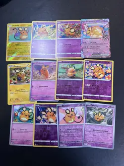 12 Pokemon Dedenne Ex Card Lot - Full Art Holo Rare Promo Cards Collection NM/M - Image 1