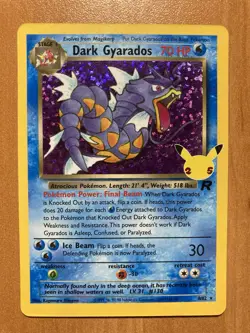 2021 Pokemon Card TCG Dark Gyarados 8/82 Celebrations Holo Rare Fast Shipping NM - Image 1