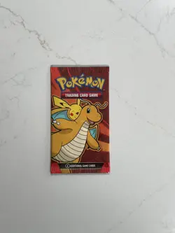 McDonald's Pokemon 2025 Dragon Discovery Booster Pack - New And Sealed 4 Cards - Image 1