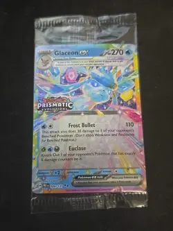 SEALED! Glaceon ex - (Prismatic Evolutions Stamp) 026/131 Miscellaneous Cards - Image 1
