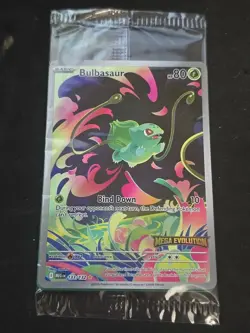 SEALED! Bulbasaur - (Mega Evolution Stamped) 133/132 Miscellaneous Cards Holo - Image 1