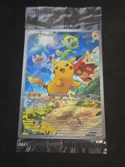 SEALED! Pikachu 027 Sv: Scarlet & Violet Promo Cards Holo - Image 1