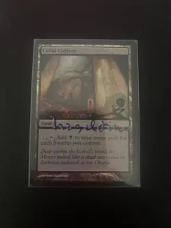 Cabal Coffers FNM Foil Shadow Signed In Purple And Black By Artist Don Hazeltine - Image 1