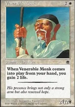 Venerable Monk - Lightly Played, English - Image 1