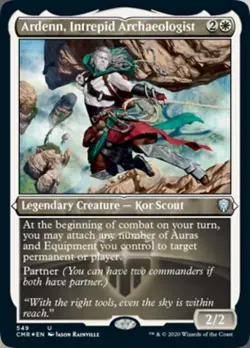 Ardenn, Intrepid Archaeologist (Foil Etched) - CMR MTG - Light Play - Image 1