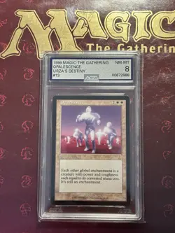 1999 MTG Magic the Gathering ~ Urza's Destiny ~ Opalescence ~ AGS 8 NM-MT - Image 1