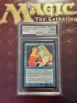 1996 MTG Magic the Gathering ~ Mirage ~ Mystical Tutor ~ AGS 8.5 NM-MT+ - Image 1