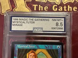 1996 MTG Magic the Gathering ~ Mirage ~ Mystical Tutor ~ AGS 8.5 NM-MT+ - Image 2