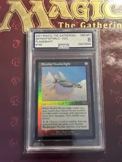 2001 Magic the Gathering ~ Planeshift~ Skyship Weatherlight-Foil ~ AGS 8 NM-MT - Image 1