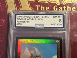 2001 Magic the Gathering ~ Planeshift~ Skyship Weatherlight-Foil ~ AGS 8 NM-MT - Image 2