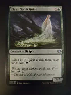Elvish Spirit Guide NM Dominaria: Remastered MTG FREE SHIPPING - Image 1