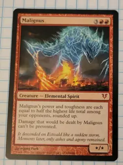 Malignus - Avacyn Restored - Mythic Rare MTG Magic the Gathering Creature Red - Image 1