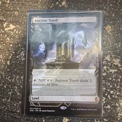 Magic: The Gathering Ancient Tomb Full Art Mythic Land 021/030 ZNE - Image 1
