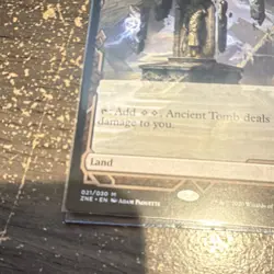 Magic: The Gathering Ancient Tomb Full Art Mythic Land 021/030 ZNE - Image 3