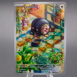 Lechonk 209/197 Illustration Rare SV03: Obsidian Flames Pokemon TCG NM - Image 1