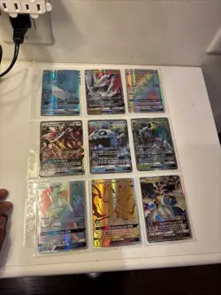 Nintendo Pokemon TCG GX Holo 9-Card Lot Articuno White Kyurem Tapu Bulu - Image 1