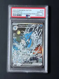2024 POKEMON SVP SPECIAL ILLUSTRATION COLLECTION PROMO #131 KINGDRA EX PSA 10 - Image 4