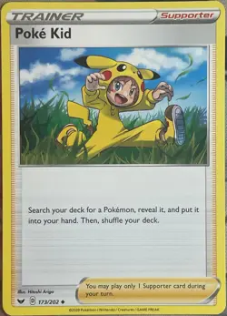 Poke Kid - 173/202 - Sword & Shield Base Pokemon 2020 - Image 1