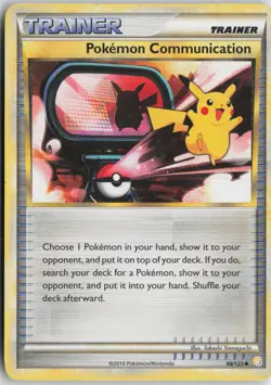 Pokemon Communication Uncommon HeartGold SoulSilver 98/123 LP - Image 1