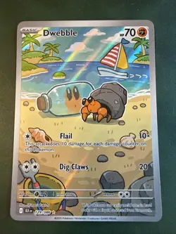 Pokemon TCG Dwebbble Illustration Rare Card 129/086 Black Bolt - Image 1