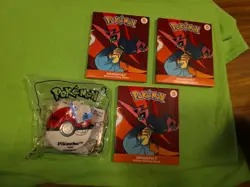 Lot Of 3 2025 McDonald’s Happy Meal Pokemon #5 Dragapult Pack + Pikachu Toy 2019 - Image 1