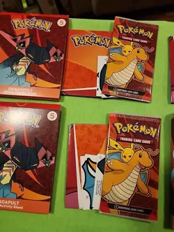Lot Of 3 2025 McDonald’s Happy Meal Pokemon #5 Dragapult Pack + Pikachu Toy 2019 - Image 5