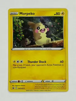 Pokemon Sword and Shield Black Star Promo Morpeko SWSH012 Never Played - Image 1