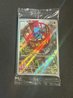 Riolu 010 Pokemon TCG Me: Mega Evolution Black Star Promo ETB Holo Sealed - Image 1