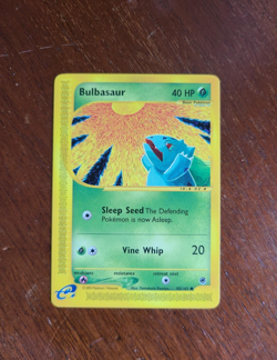 Pokemon Bulbasaur 095/165 Expedition Base Set Regular e-Reader - NM - Image 1