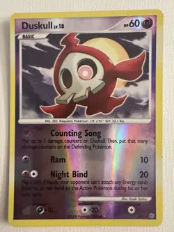 Pokemon TCG Duskull LV. 18 Reverse Holo SH2 Stormfront Secret Rare - Image 1