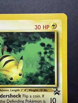 Pikachu # 27 "Bumblebee" Black Star PROMO WOTC - Image 3