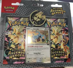 Pokemon Ascended Heroes Komala 2 Pack Booster Blister NEW FACTORY SEALED - Image 1