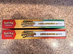 2 Pack - Pokemon Ascended Heroes Mega Emboar & Mega Meganium ex Box Sealed - Image 3