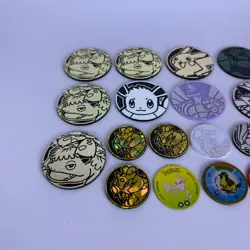 Lot Of 21 Official Pokemon TCG Coins - Image 2