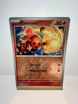 Charcadet 039/193 Common Paldea Evolved Pokemon Reverse Holo Near Mint - Image 1
