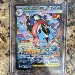 Mega Greninja ex 116/086 SIR Special Illustration Rare Chaos Rising Pokemon - Image 3