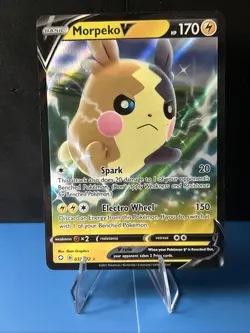 Morpeko V 037/072 Holo V Rare Shining Fates Pokemon Near Mint - Image 1