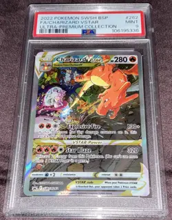 Pokemon TCG Charizard VSTAR SWSH262 Promo Holo Full Art PSA 9 2022 - Image 3