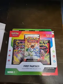 Pokemon First Partner Illustration Collection Sealed Series 1 - Image 1