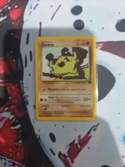 Pokemon Mankey 61/82 Team Rocket Common Basic - Image 1
